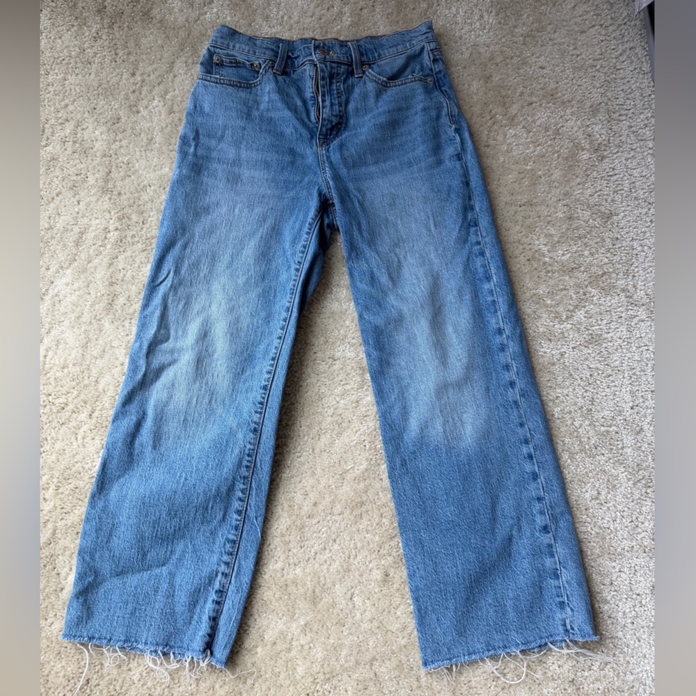 J. Crew Women's Classic Blue Straight Leg Jeans